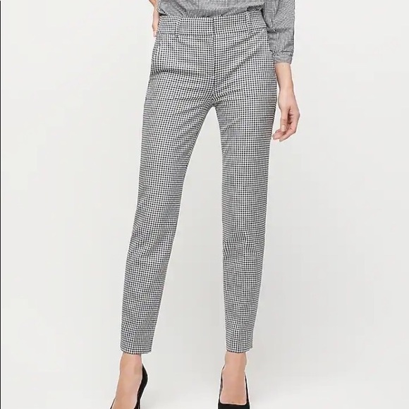 J. Crew Pants - Cameron crop pant in four-season stretch gingham